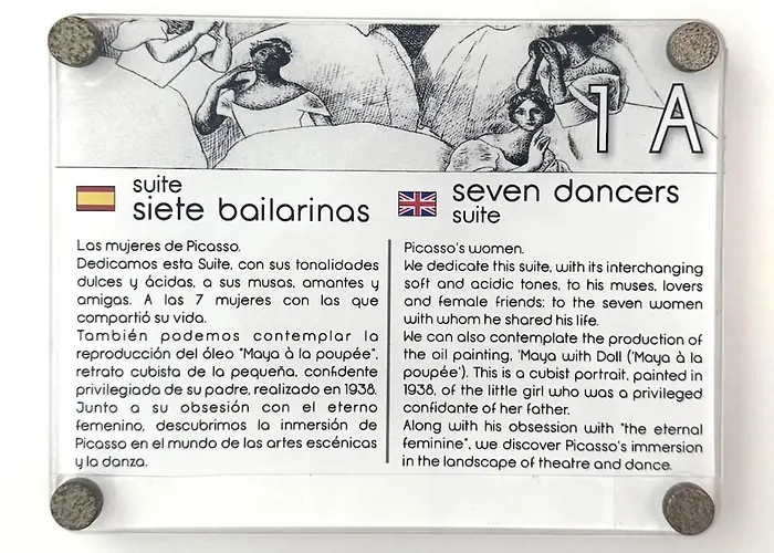 Appartement Seven Dancers Picasso-inspired Rems Málaga